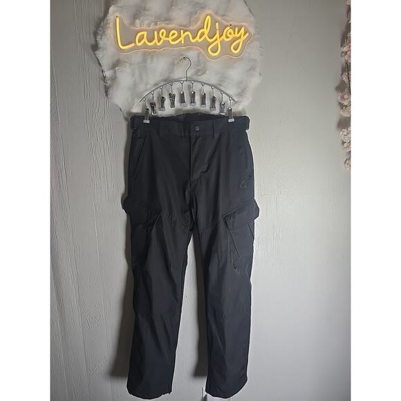 Gerry Mens Water Resistant Fleece Lined 4-Way Stretch Snow Pants Black Large - Picture 1 of 13
